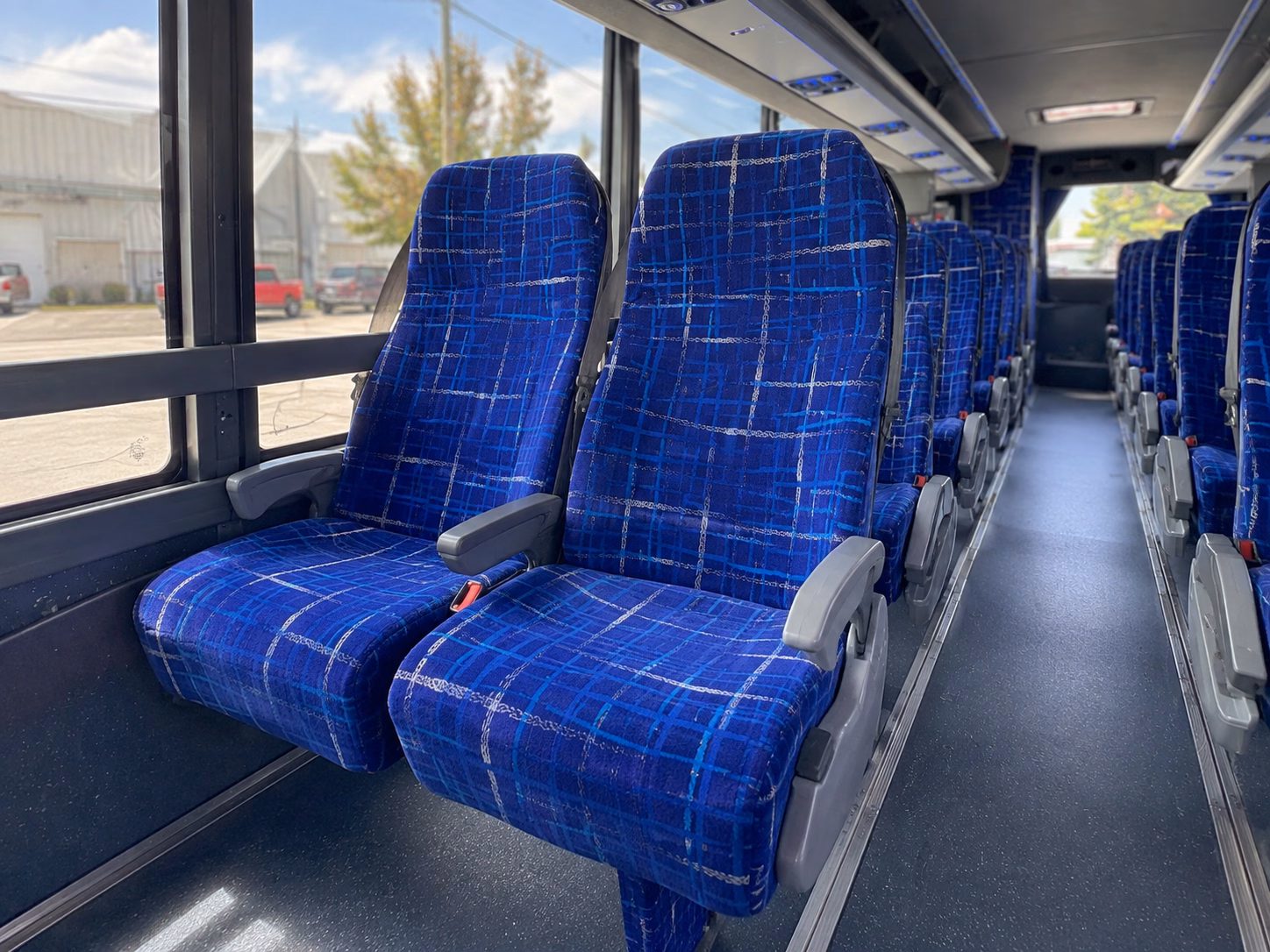 jackson charter bus services interior