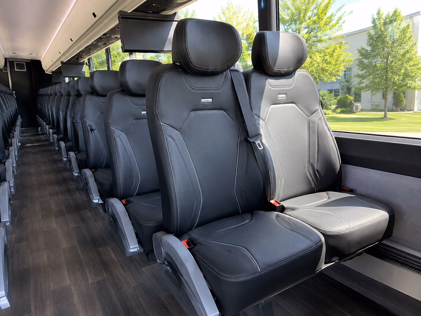 jackson construction and film crew shuttle buses