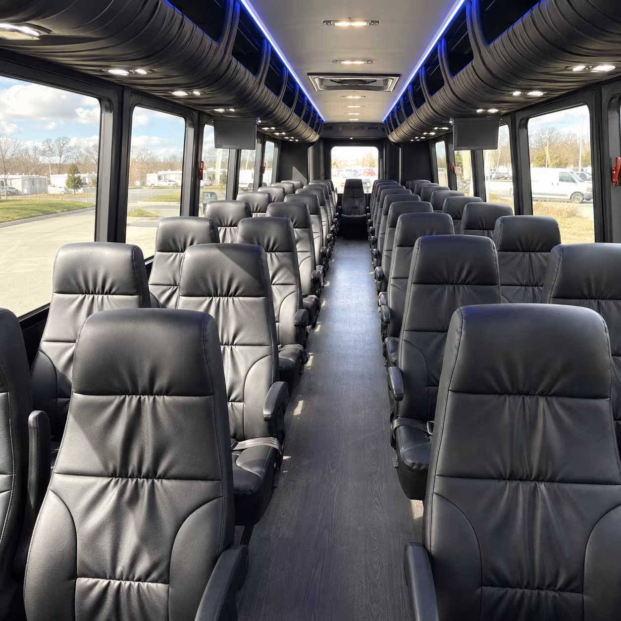 jackson military base transfer and troop movement buses